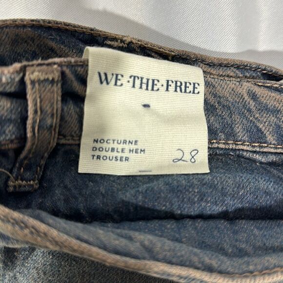 WE THE FREE NOCTURNE DOUBLE HEM TROUSERS JEANS NWT IN SWEET SERENADE - Picture 11 of 12